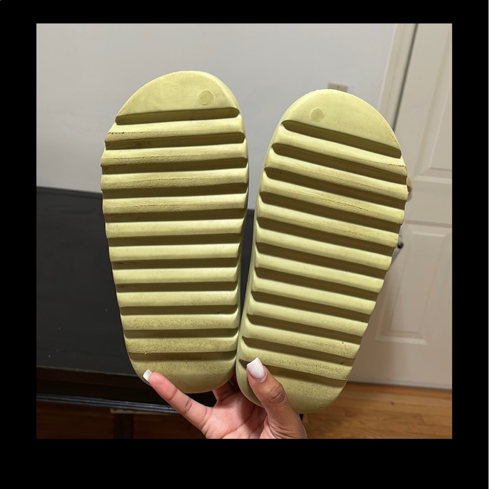 yeezy slides , have been worn a few times